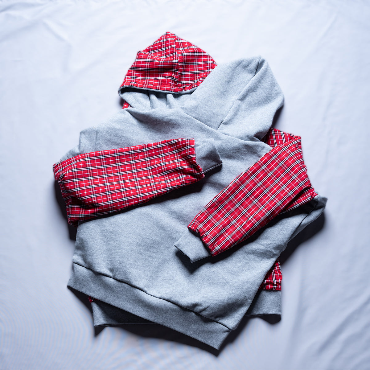Reversible Plaid Hoodie