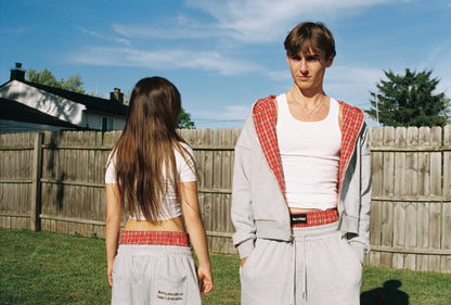 Reversible Plaid Hoodie